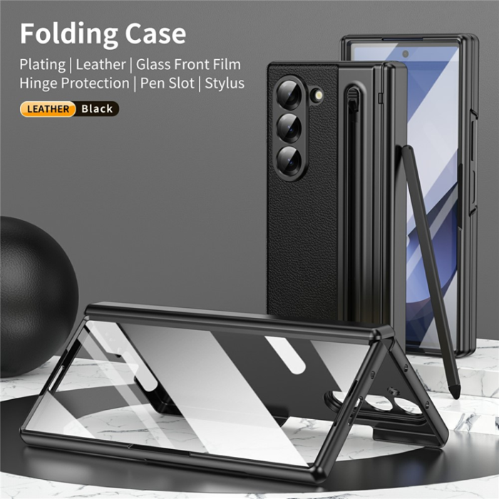 A-One Brand - Galaxy Z Fold 7 Mobilskal Matte Electroplated - Svart