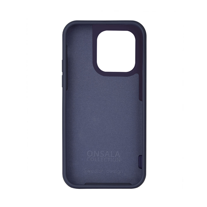 Onsala - Onsala iPhone 14 Pro Mobilskal Silikon - Mörkblå