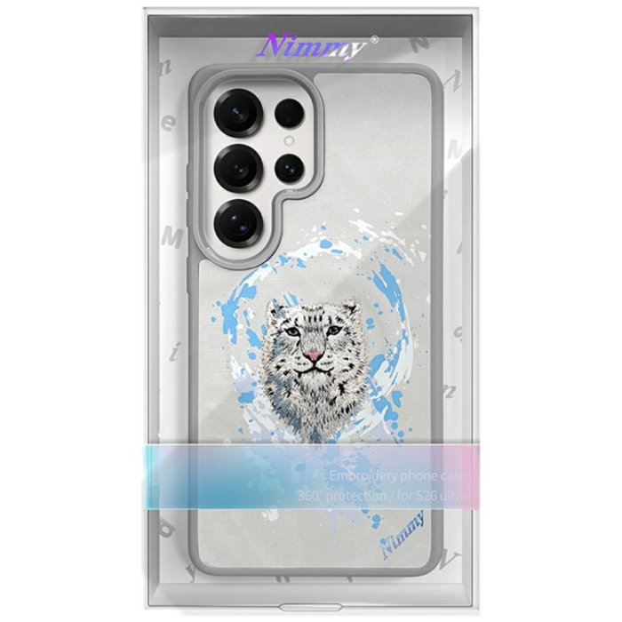 NIMMY - Nimmy Mobilskal För Galaxy S26 Ultra MagSafe Panther - Ljusgrå