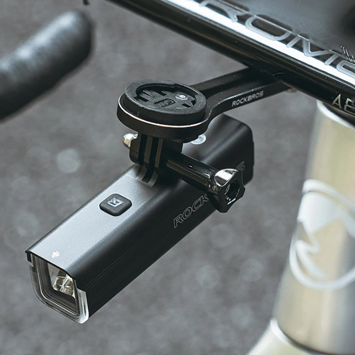 Rockbros - Rockbros Främre Cykelljus 5000mAh 1500lm IPX6 - Svart