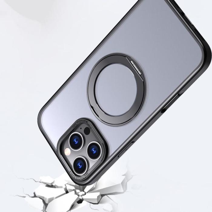 Tech-Protect - Tech-Protect iPhone 16 Pro Mobilskal Magsafe Magring - Matt Svart