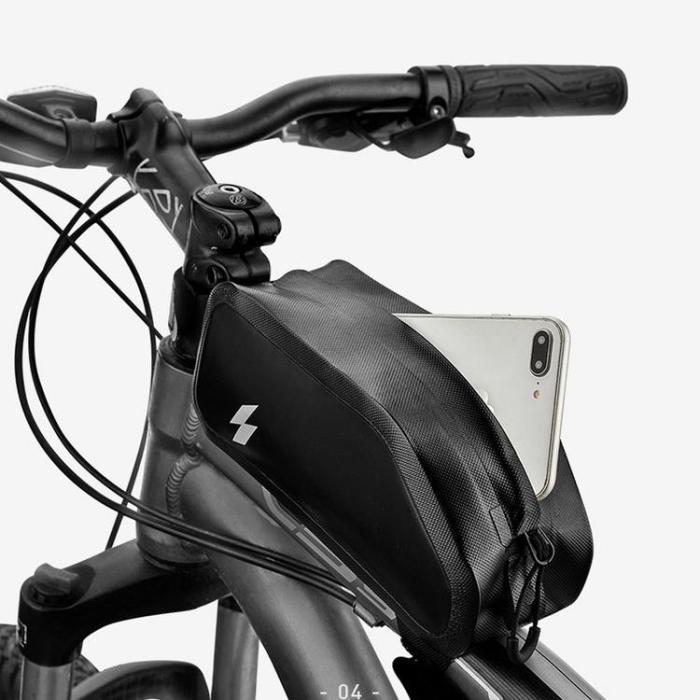 UTGATT - SAHOO Cykelväska på ramen med dragkedja Vattentät 1L