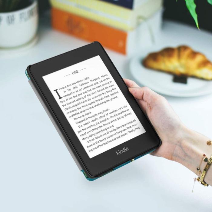 UTGATT - Kindle Paperwhite V/5/Signature Fodral Smartcase - Sad Cat