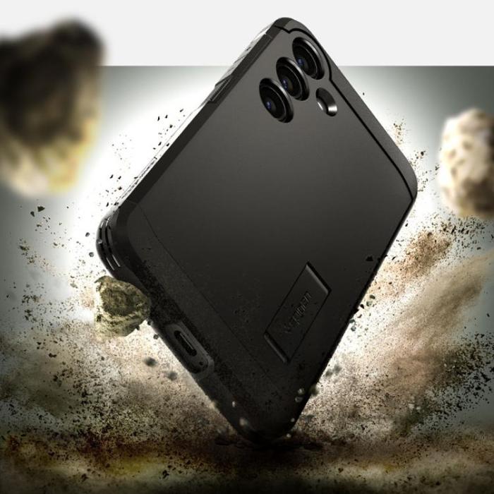 Spigen - Spigen Galaxy S24 Mobilskal Tough Armor - Svart