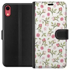 Gustaf - Pl&aring;nboksfodral till Apple iPhone XR med Blommigt