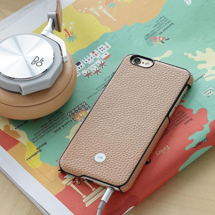 Just Mobile - Just Mobile Quattro Läderfodral för iPhone 6/6s - Beige