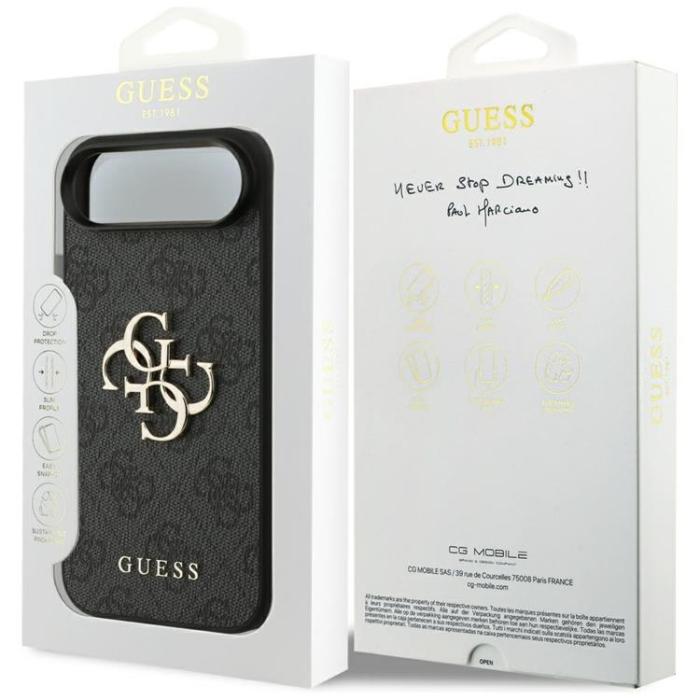 Guess - Guess iPhone Air Mobilskal 4G Big Logo - Svart