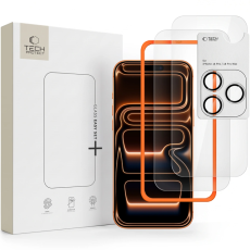 Tech-Protect - [3-Pack] Tech-Protect H&auml;rdat Glas Sk&auml;rmskydd F&ouml;r iPhone 18 Pro Max Easy Set