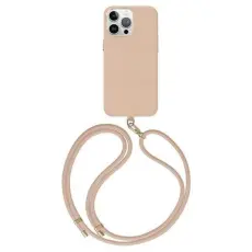 UNIQ - UNIQ iPhone 15 Pro Max Halsbandsskal Magsafe Coehl Muse - Nude