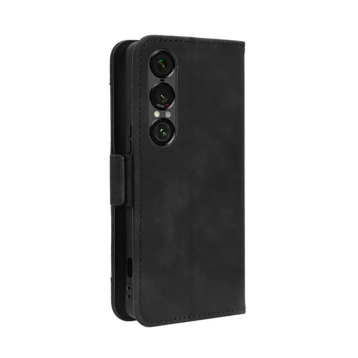 A-One Brand - Sony Xperia 1 VII Plånboksfodral Läder - Svart