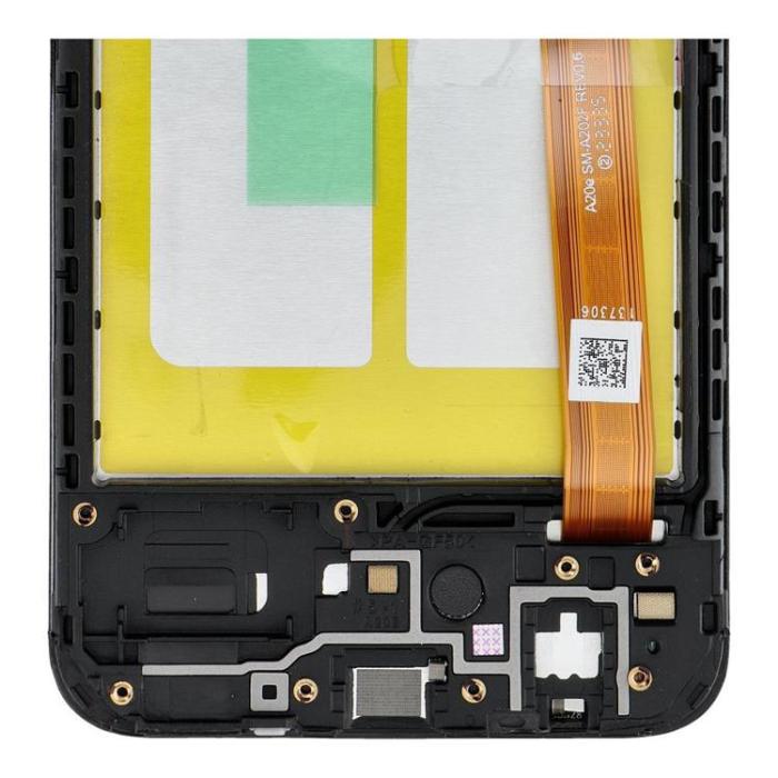 SpareParts - Galaxy A20e Skärm med LCD-display A202F Service Pack