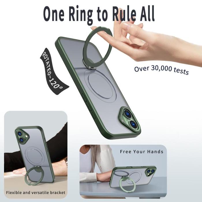 A-One Brand - iPhone 16 Mobilskal MagSafe Rotating Kickstand