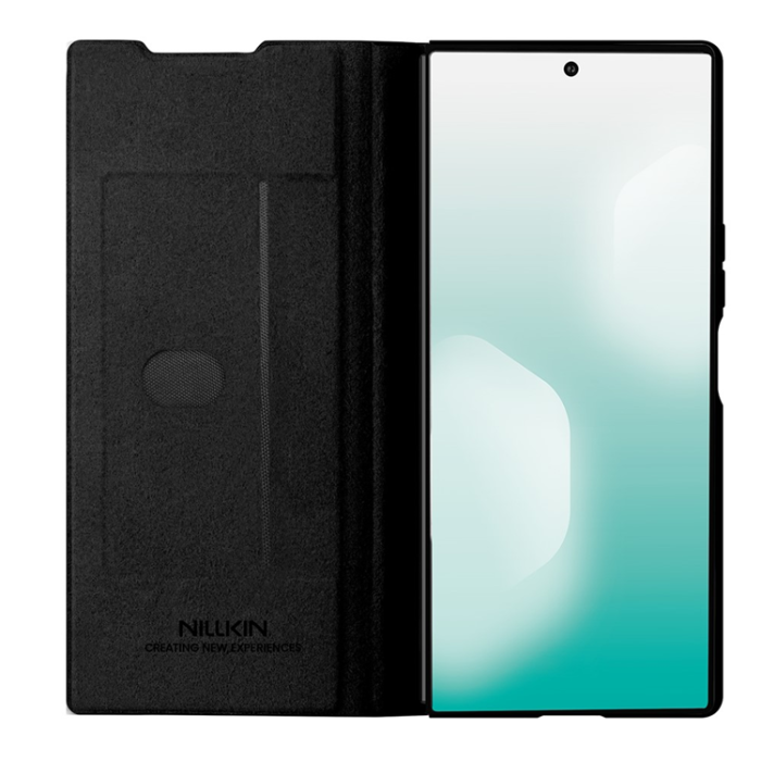 Nillkin - Nillkin Galaxy Z Fold 7 Plånboksfodral Qin Pro - Svart