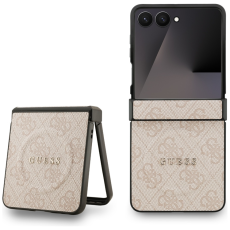 Guess - Guess Mobilskal F&ouml;r Galaxy Z Flip 7 MagSafe 4G Classic - Rosa