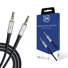 3MK - 3MK AUX Jack 3.5 mm - Jack 3.5 mm Kabel 1m