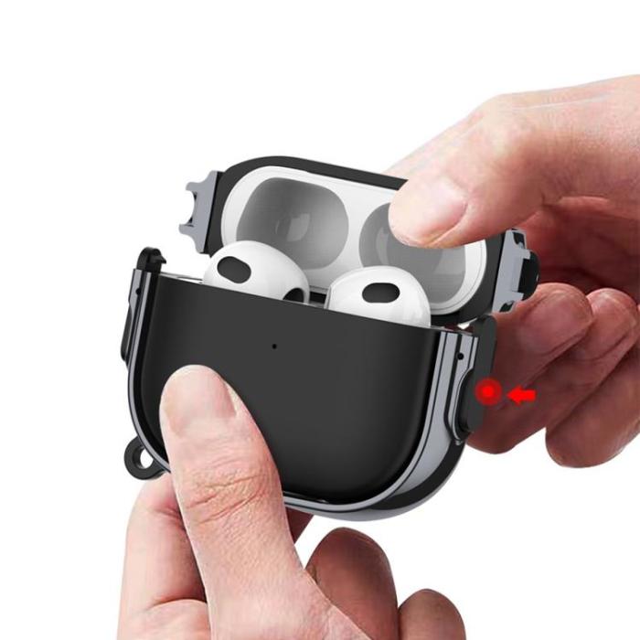 UTGATT - Airpods Pro 1/2 Skal Rough Lux - Svart