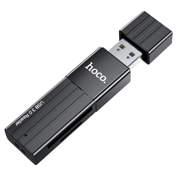 Hoco - HOCO kortläsare HB20 Mindful 2-i-1-kortläsare USB3.0