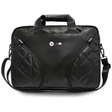 BMW - BMW Datorfodral 16" Carbon Pockets & Metal Logo - Svart