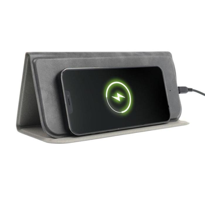 OEM - Musmatta med Trådlös Laddare 15W - Brungrå