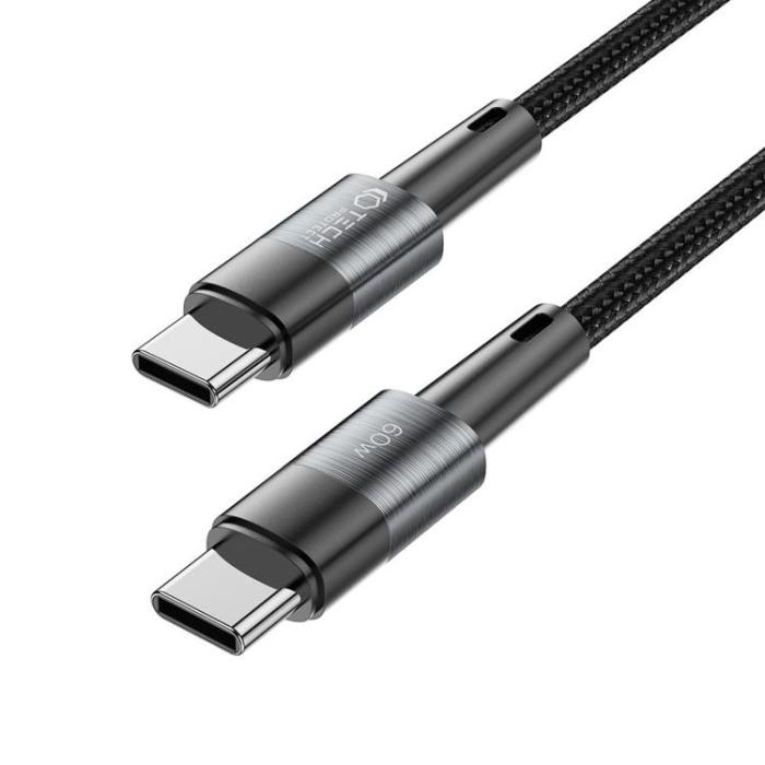 Tech-Protect - Tech-Protect USB-C till USB-C kabel Ultraboost 2m - Grå