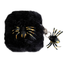 A-One Brand - Airpods 1/2 Skal med Trådlös Laddning Halloween Pompom TPU