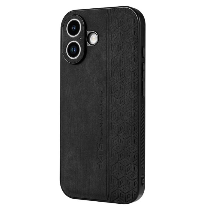 AZNS - AZNS iPhone 17 Fodral Skyddande KonstLäder - Svart