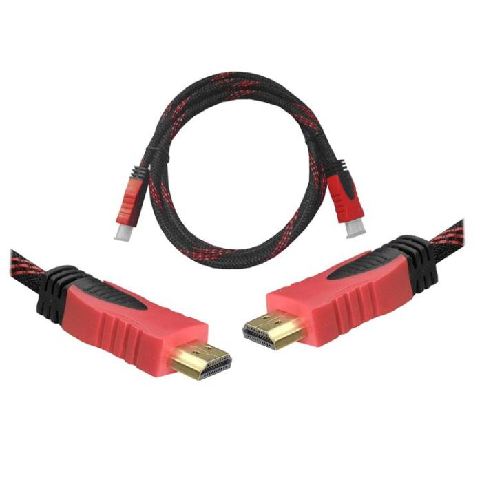 OEM - HDMI Till HDMI kabel v1.4 Blist 1.5m - Röd