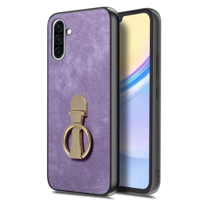 CASENEO - CASENEO D22 Fodral för Samsung Galaxy A56 5G - KonstLäder - Lila