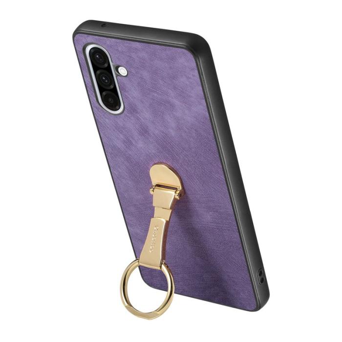 CASENEO - CASENEO D22 Fodral för Samsung Galaxy A56 5G - KonstLäder - Lila