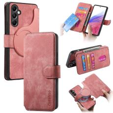 CASENEO - CASENEO Samsung Galaxy A14 5G Pl&aring;nboksfodral Konstl&auml;der - Rosa