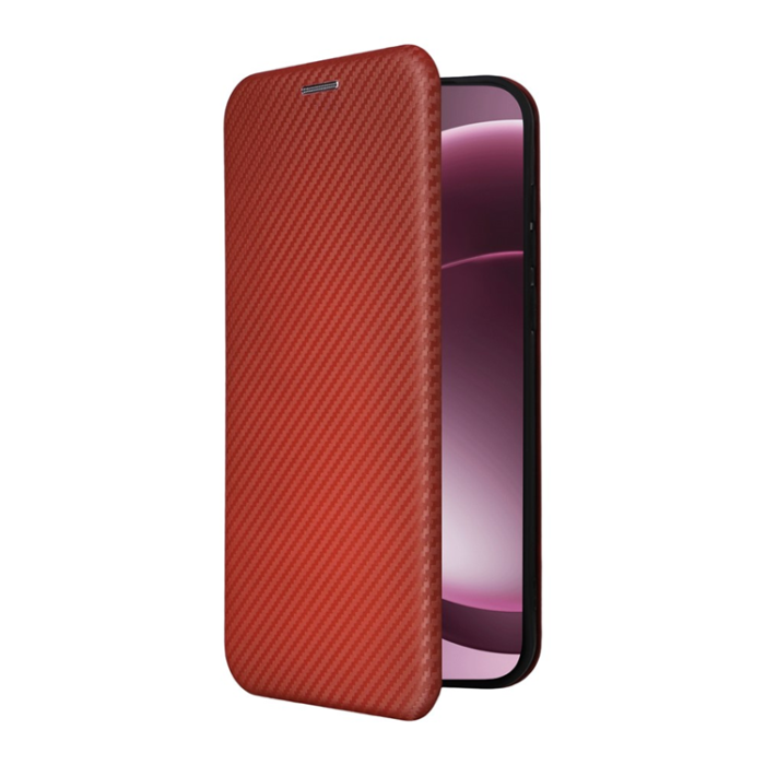 A-One Brand - OnePlus 15 Plånboksfodral Carbon Fiber Drop-Proof Konstläder - Brun