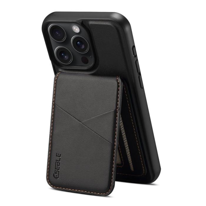 ESEBLE - ESEBLE E3 iPhone 16 Pro Fodral - KonstLäder - Svart