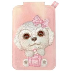 NIMMY - Nimmy MagSafe Korth&aring;llare och Mobilst&auml;ll Big-Eye Cute Pets 2.0 Dog - Rosa