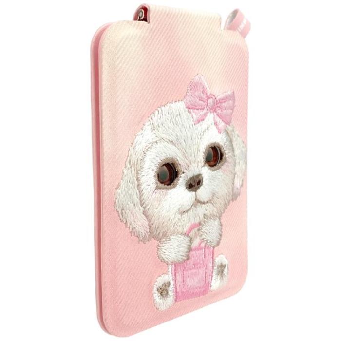 NIMMY - Nimmy MagSafe Korthållare och Mobilställ Big-Eye Cute Pets 2.0 Dog - Rosa