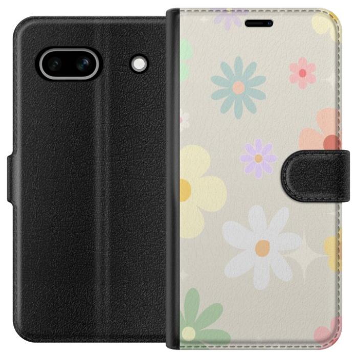 iSecrets - Plånboksfodral till Google Pixel 7a med fejdande blommor