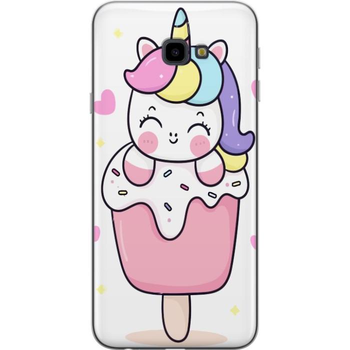 iSecrets - Mobilskal till Samsung Galaxy J4+ med Glad enhörning