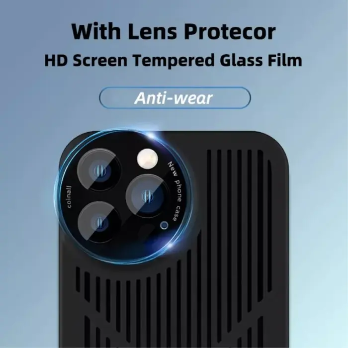 OEM - iPhone 12 Pro Skal Graphene Heat Dissipation - Blå