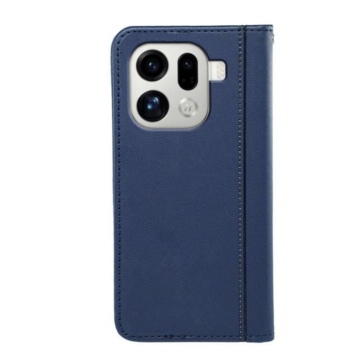 OEM - Oppo Find X9 Pro 5G Fodral PU Läder Magnetisk Stängning - Blå