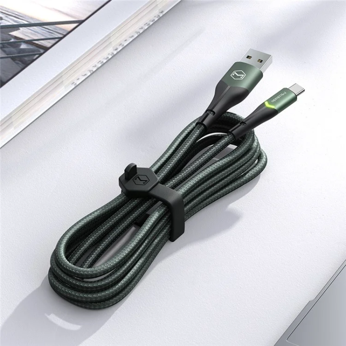 MCDODO - MCDODO USB-A - USB-C Kabel 1m MDD CA-7960 - Grön