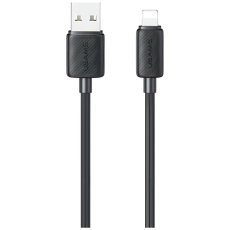 USAMS - Usams USB-A till Lightning Kabel 1m KY Series - Svart