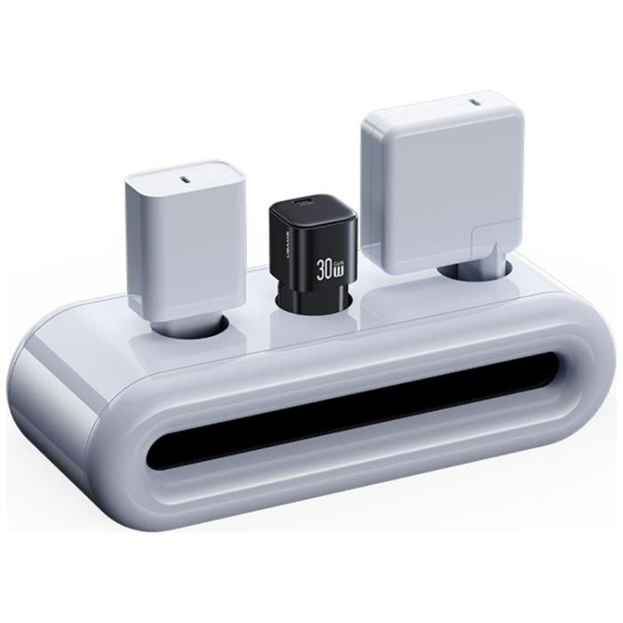 USAMS - USAMS Snabbladdare 30W USB-C Med USB-C 1m Kabel JO Series - Vit
