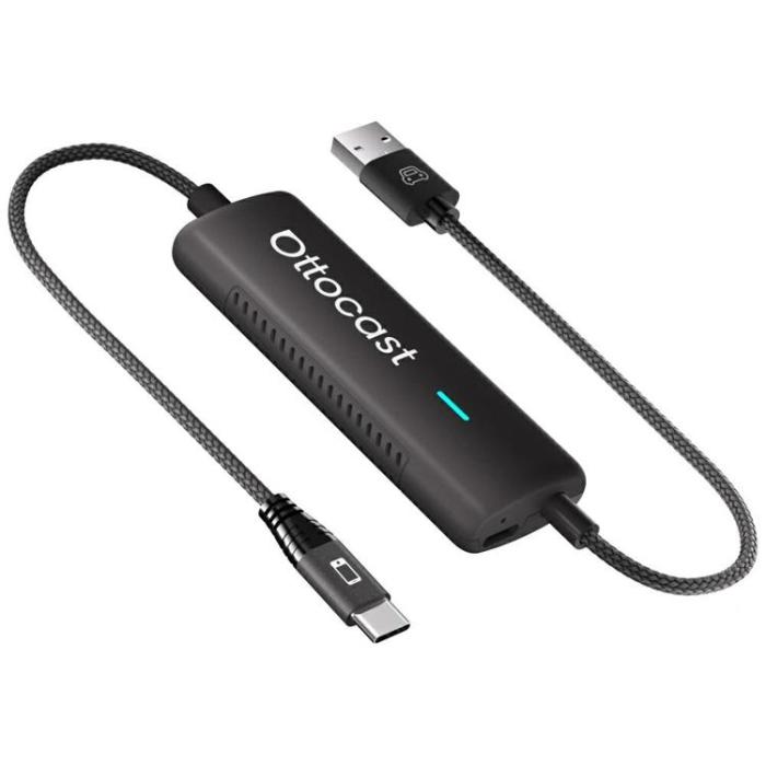 Ottocast - Ottocast Mirror Touch CarPlay Biladapter CA450-T - Svart