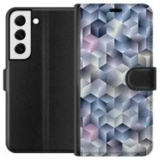 Gustaf - Pl&aring;nboksfodral till Samsung Galaxy S22+ 5G med Cyklon