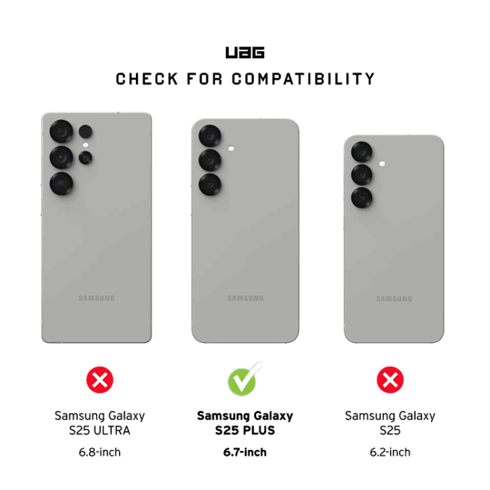 UAG - UAG Galaxy S25 Plus Mobilskal MagSafe Civilian Pro - Svart