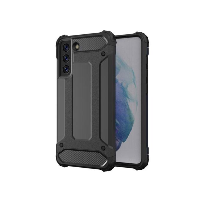 UTGATT1 - Hybrid Armor Skal Galaxy S21 FE - Svart
