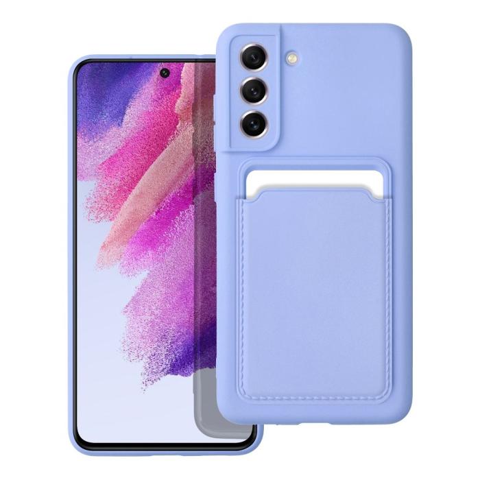 Forcell - Galaxy S21 FE Skal Forcell Korthållare Violett