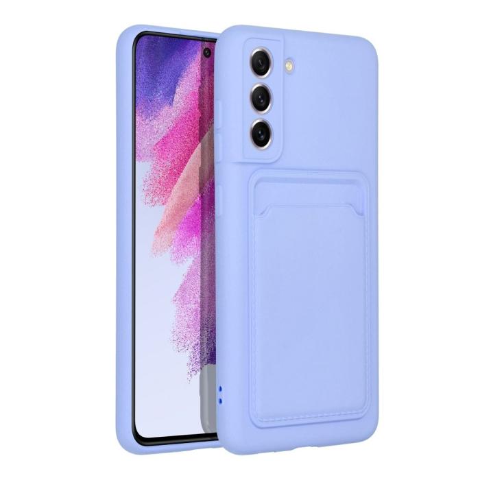 Forcell - Galaxy S21 FE Skal Forcell Korthållare Violett