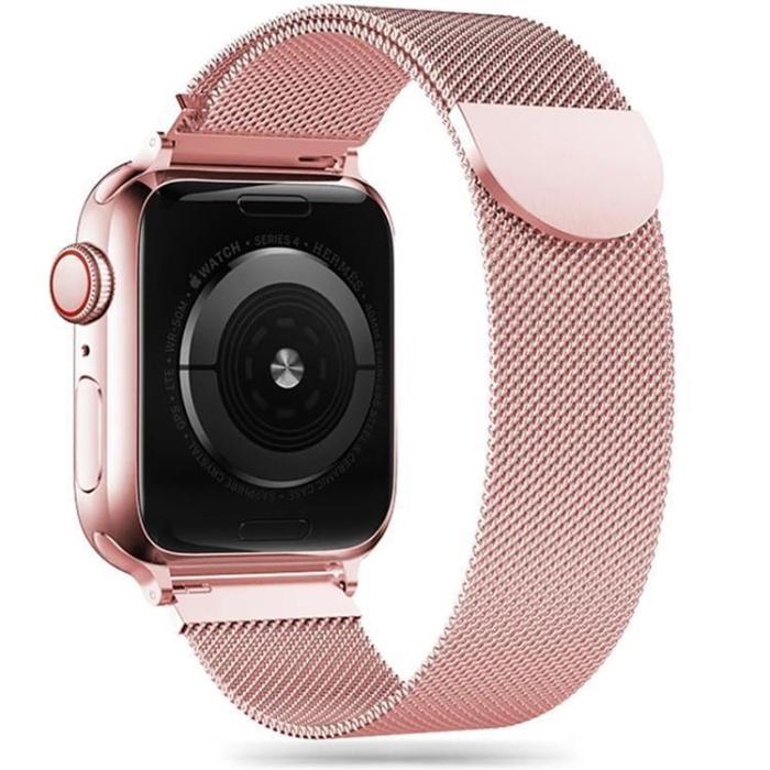 Tech-Protect - Milaneseband Apple Watch 7/8/9/10/SE/Ultra 1/2(44/45/46/49mm) - Rose Gold