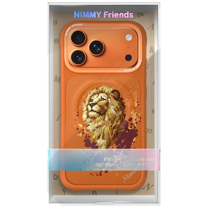 NIMMY - Nimmy iPhone 17 Pro Mobilskal MagSafe Lion - Orange