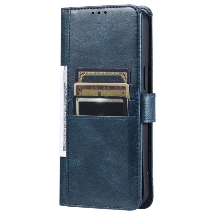 OEM - Samsung Galaxy S26 Plus Skal PU Läder 6 Kortfack - Svartgrön